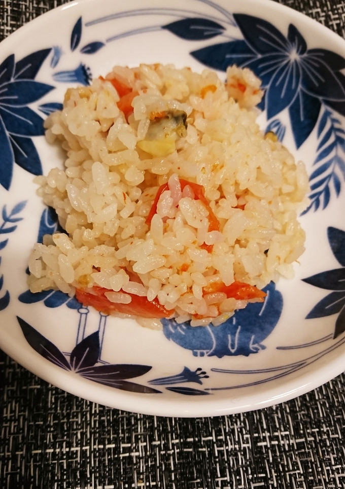 アサリとトマト洋風炊き込みご飯-レシピのメイン写真
