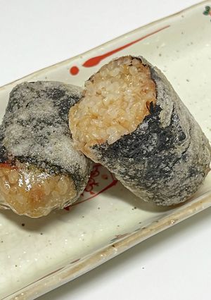ライスペーパーで簡単焼きおにぎり-レシピのメイン写真