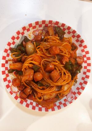 昔ながらのナポリタン-レシピのメイン写真