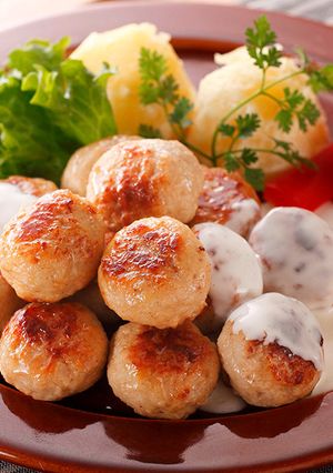 みつせ鶏のスウェディッシュミートボール-レシピのメイン写真