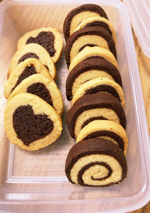 材料4つで簡単！市松模様のクッキー-レシピのメイン写真