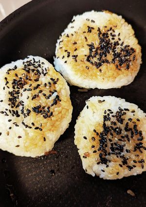 残り御飯を焼きおにぎり（改良版）☆☆-レシピのメイン写真