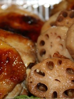レンコンと鶏のお酢でさっぱり漬け焼き-レシピのメイン写真