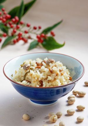 vol.36 福豆の炊き込みご飯-レシピのメイン写真