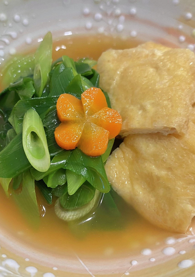 九条ネギとお揚げさんのしみしみ煮-レシピのメイン写真