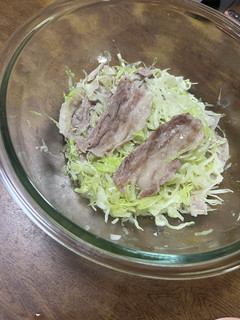 レンジで簡単!飲める豚キャベツ-レシピのメイン写真