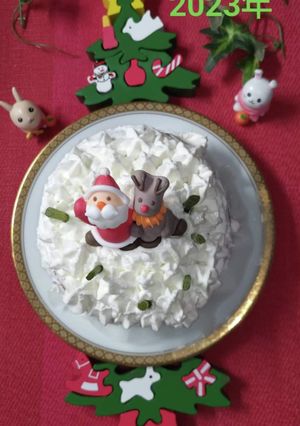 簡単クリスマスケーキ-レシピのメイン写真