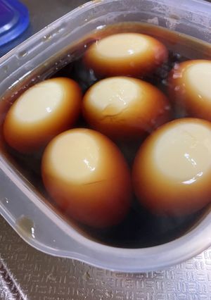 簡単♬ゆでたまごをポン♬つけたまご☆-レシピのメイン写真
