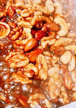 #簡単おせち　#ミックスナッツの甘露煮-レシピのメイン写真