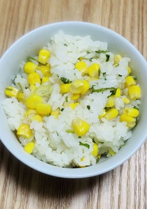 スイートコーンの炊き込みごはん-レシピのメイン写真
