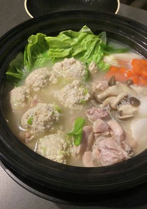 お餅消費にも♪鍋用鶏団子-レシピのメイン写真