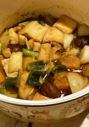 かぼちゃ小かぶうすあげなどの醤油煮-レシピのメイン写真