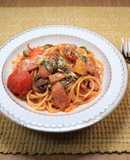 ナポリタン（カラーミニトマト一緒煮）