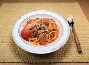 ナポリタン（カラーミニトマト一緒煮）-レシピのメイン写真