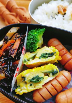たまご1個で、わかめ入りたまご焼き-レシピのメイン写真