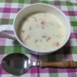 クラムチャウダー(ホットケーキミックス)
