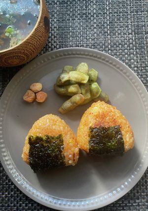 タテギ焼きおにぎり　キムチシーチキン-レシピのメイン写真