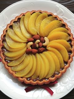 10分チョコババロア桃タルトナッツケーキ-レシピのメイン写真