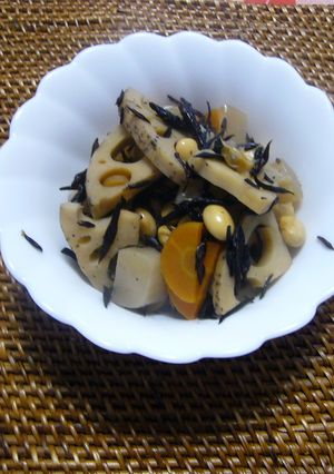 炊飯器deひじきの煮物-レシピのメイン写真