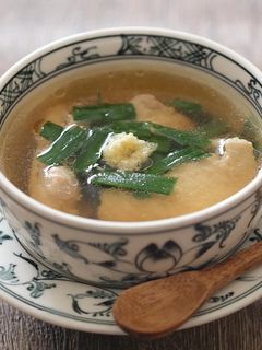 【12月の薬膳】 鶏とニラの薬膳スープ-レシピのメイン写真