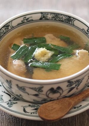 【12月の薬膳】 鶏とニラの薬膳スープ-レシピのメイン写真