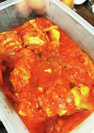 チキンのトマト煮込み-レシピのメイン写真