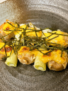 からしマヨで♪シュウマイネギ間串-レシピのメイン写真