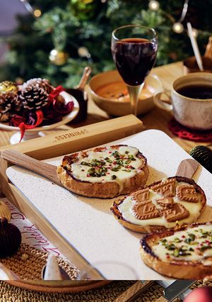 バスクチーズケーキ風バケット-レシピのメイン写真