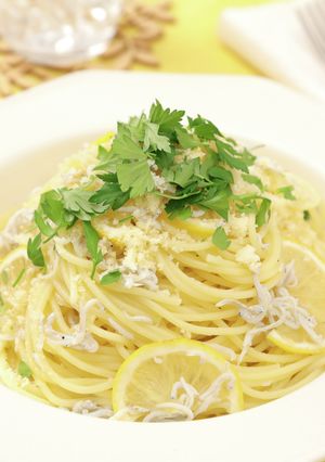 お手軽♪しらすとレモンのオリーブパスタ-レシピのメイン写真