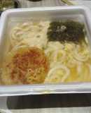 レンチンでお手軽うどんV3〜天ぷら卵とじ