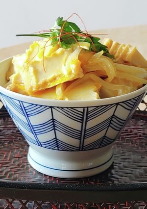 親子丼風☆100円以下☆胃に良い塾受験生-レシピのメイン写真