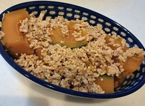 かぼちゃと鶏ひき肉のそぼろ煮-レシピのメイン写真