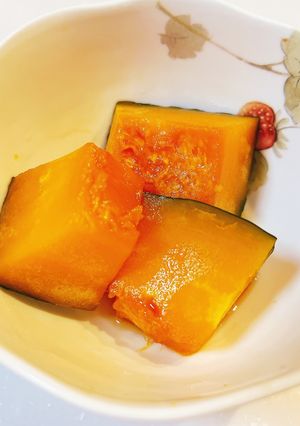 簡単レンジで5分♡かぼちゃの煮物-レシピのメイン写真
