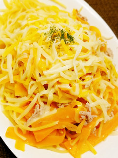 簡単!にんじんのチーズパスタ-レシピのメイン写真