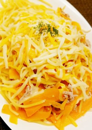 簡単！にんじんのチーズパスタ-レシピのメイン写真