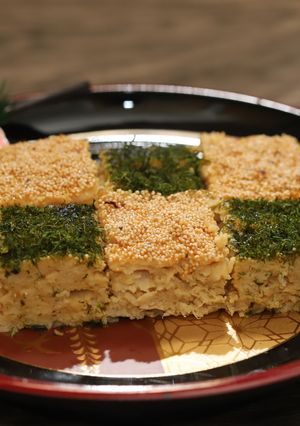 ジューシーなひき肉です！松風焼き-レシピのメイン写真
