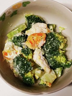 ブロッコリーとササミと茹で卵のデリサラダ-レシピのメイン写真