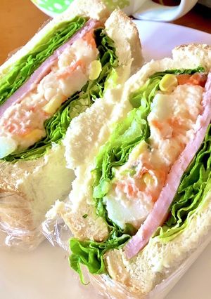 ポテトサラダのサンドイッチ-レシピのメイン写真