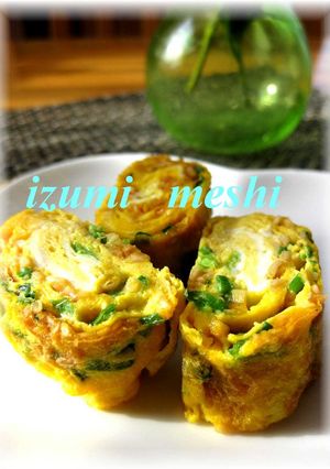 ♡袋に残ったチキンラーメンで玉子焼き♡-レシピのメイン写真