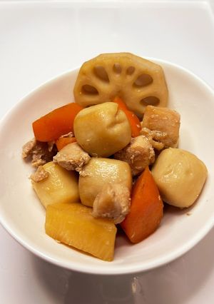 簡単♪冷凍野菜で簡単お煮しめ•筑前煮-レシピのメイン写真