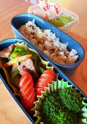 2023.12/28 小学生男子学童弁当-レシピのメイン写真