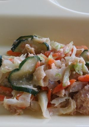 バンバンジーサラダ＃豊明市学校給食-レシピのメイン写真