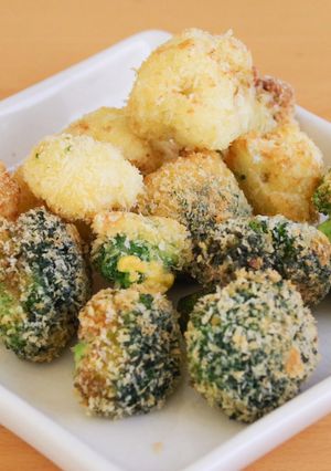カリフラワーとブロッコリーのフライ-レシピのメイン写真