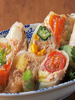 みつせ鶏と野菜の揚げ春巻き-レシピのメイン写真