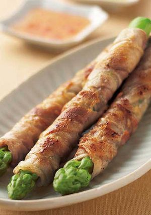 みつせ鶏のアスパラ巻き-レシピのメイン写真