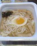 レンチンでお手軽うどんV6〜刻みあげ月見
