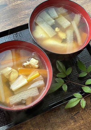 横浜発♡うちのお雑煮・娘達息子達のために-レシピのメイン写真