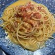 パンチェッタのトマトクリームパスタ