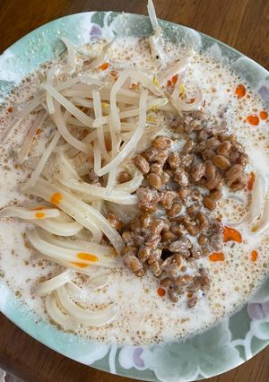 超簡単！牛乳味噌坦々うどん-レシピのメイン写真