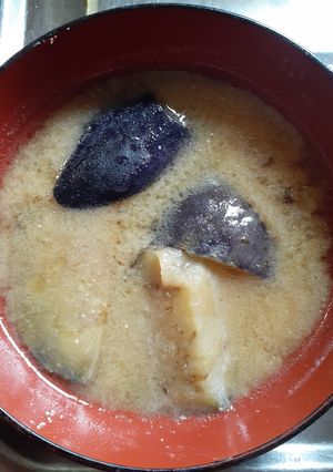とっても簡単★冷凍なすのお味噌汁-レシピのメイン写真